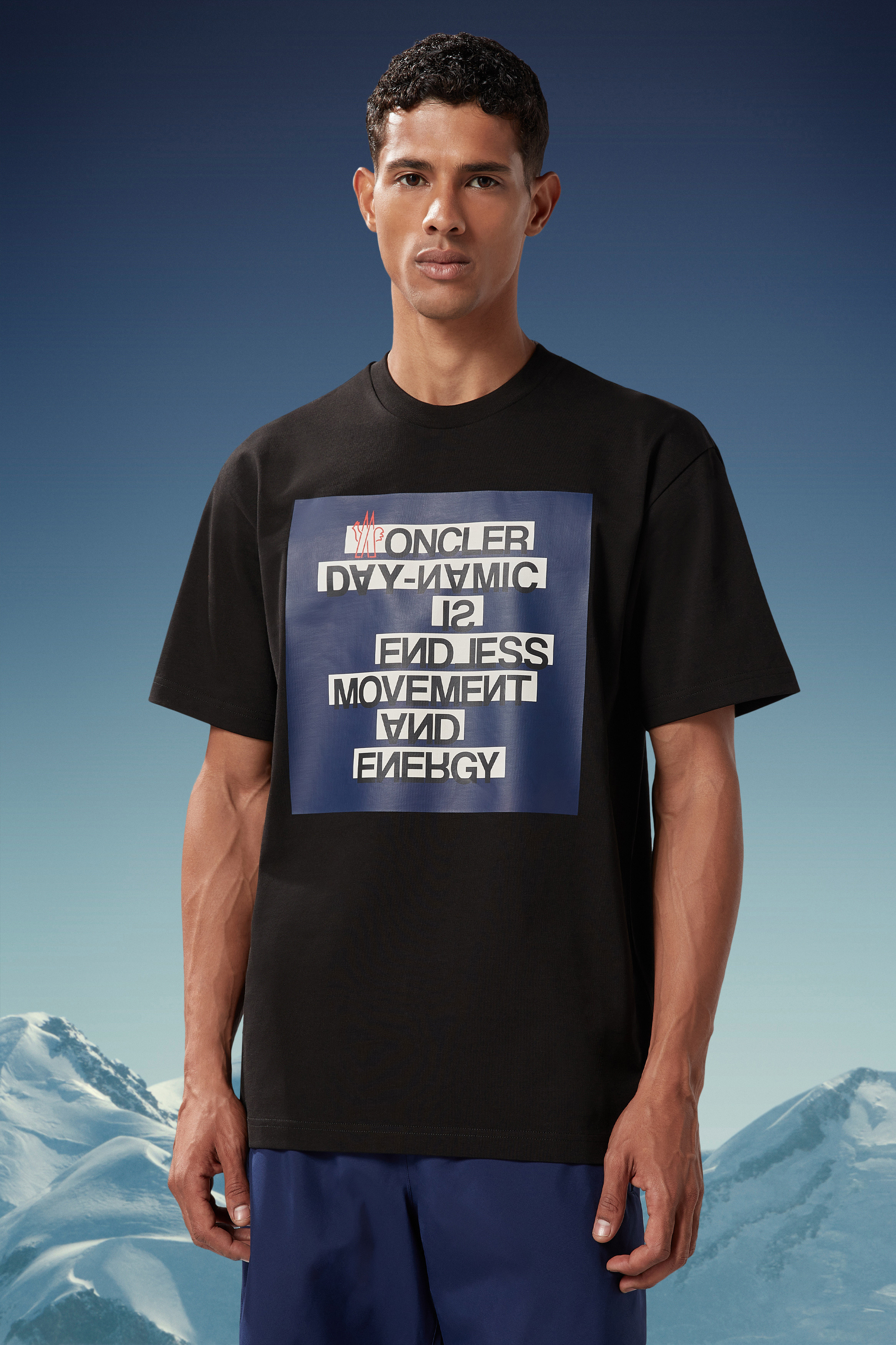 MONCLER GRENOBLE 2022/23秋冬新作 プリント入り 半袖Tシャツ