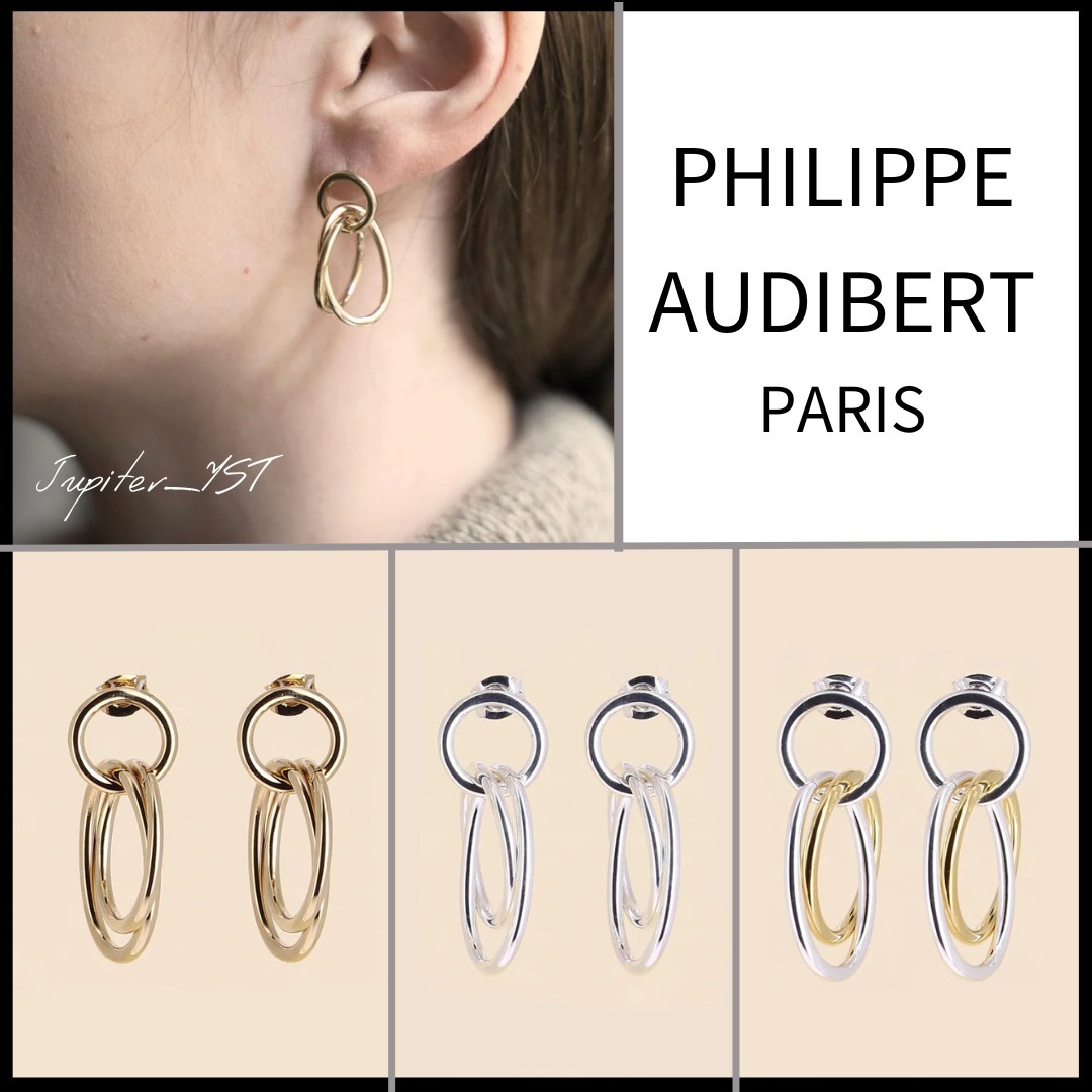 Philippe Audibert◆RIDLEY/オーバルリングピアス【送料関税込】