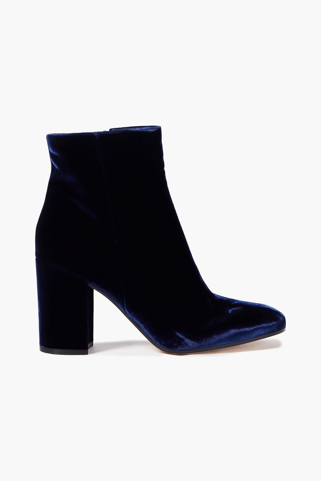 【GIANVITO ROSSI】ベルベット アンクルブーツ