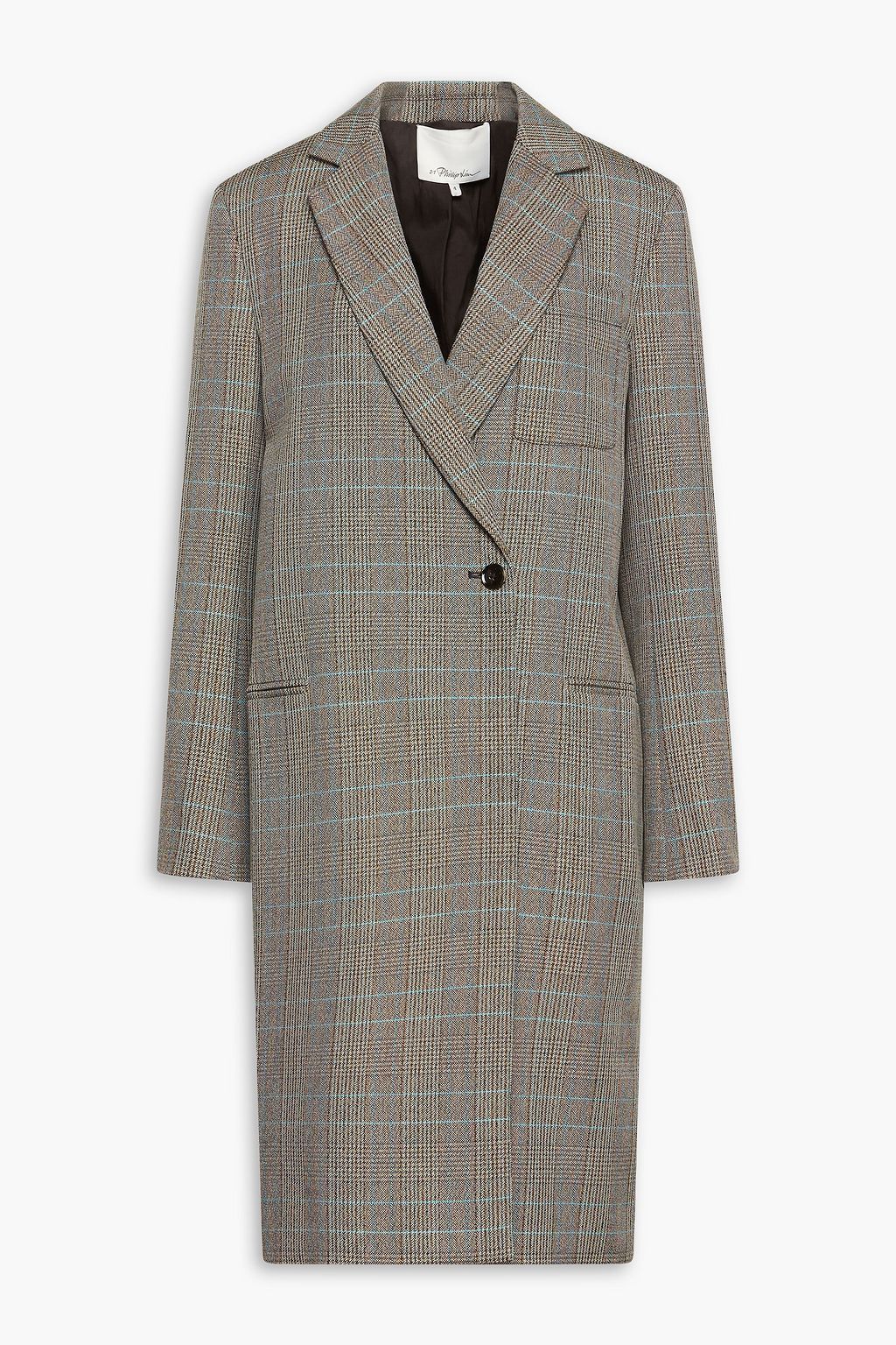 【3.1 PHILLIP LIM】ダブルブレストコート グレンチェック