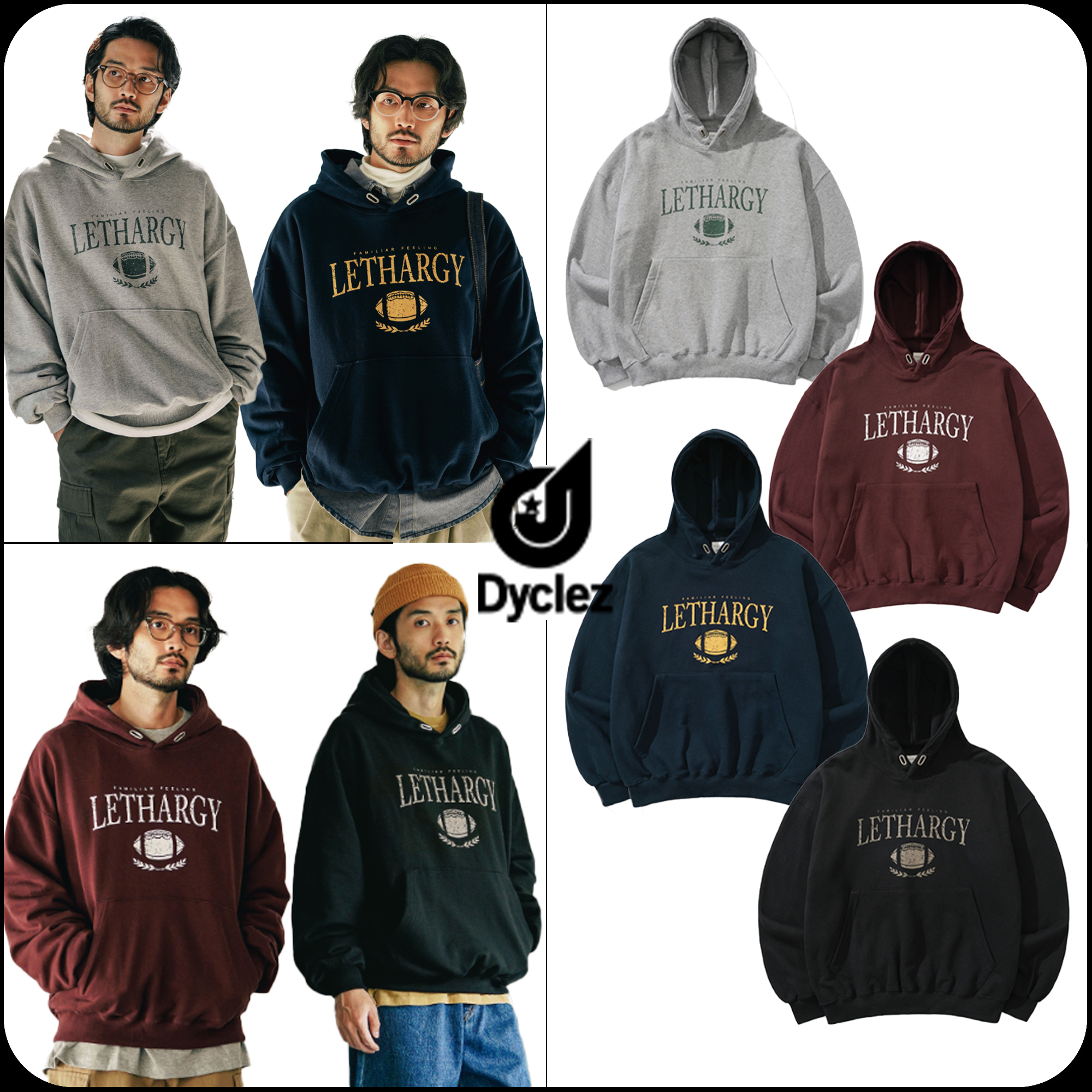[ DYCLEZ]★LETHARGY HOOD T-SHIRTS