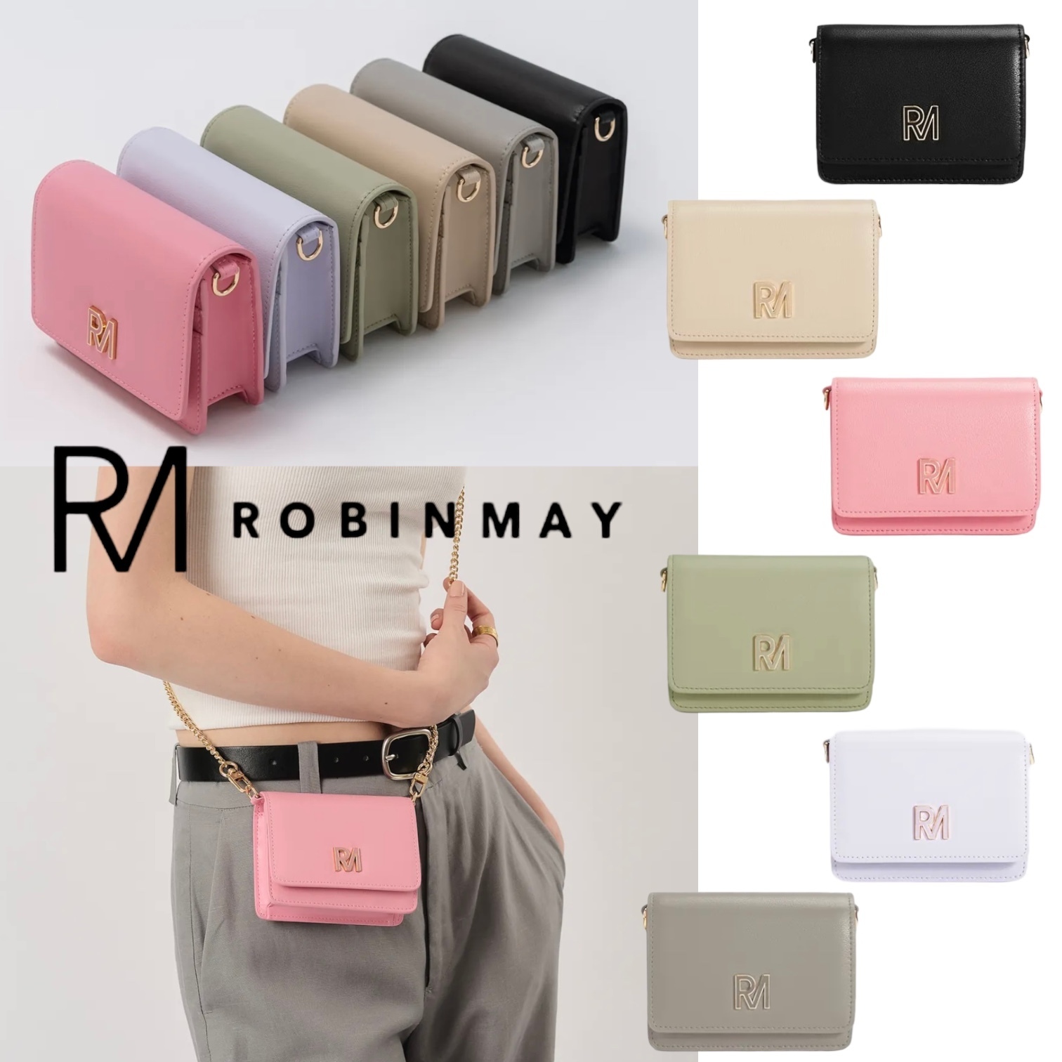 ★ROBINMAY☆蔓莉真皮鐵錬包 L078 チェーンウォレット/送料込