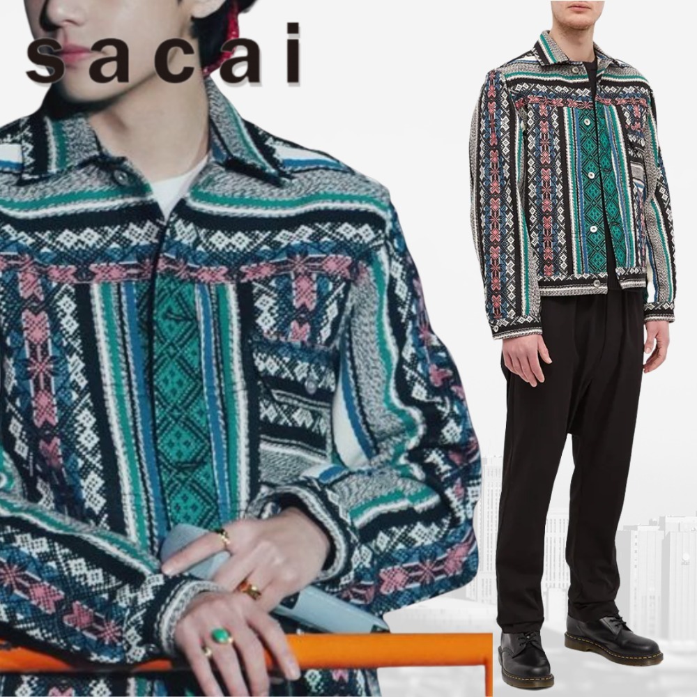 【sacai】 22SS RugJacqardJacket BTS V着用モデル