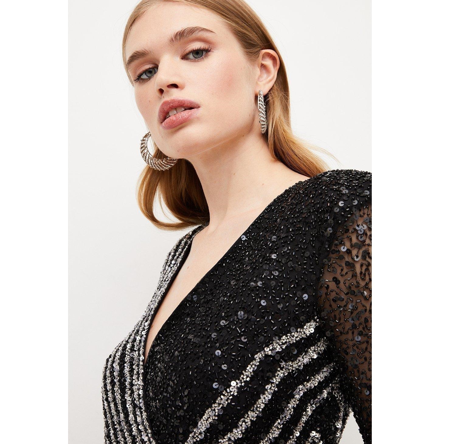 最大12%OFFクーポン 小さなサイズ KAREN MILLEN 刺繍 バルド− ミニ 最大12%OFFクーポン 小さなサイズ KAREN MILLEN 刺繍 バルド− ミニ