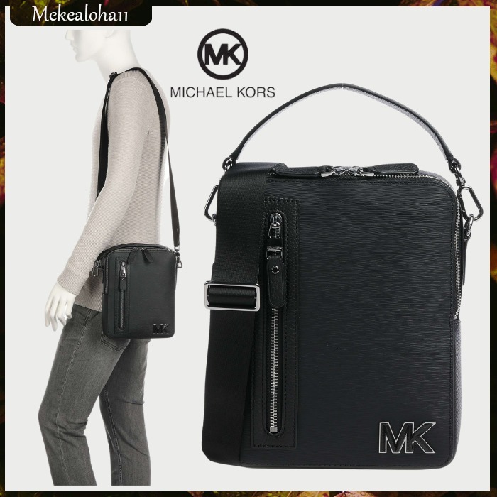 Michael Kors☆クロスボディバッグ グレインカウレザー ブラック