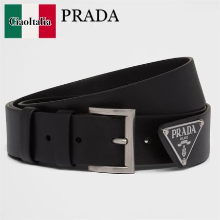 PRADA Belts Leather belt