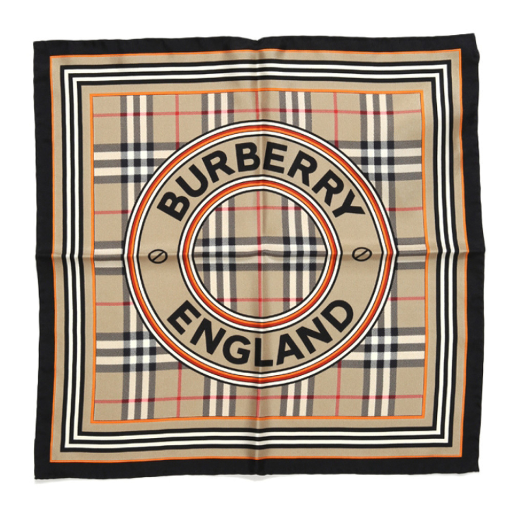 BURBERRY★関税込 Montage プリント スクエアシルクスカーフ