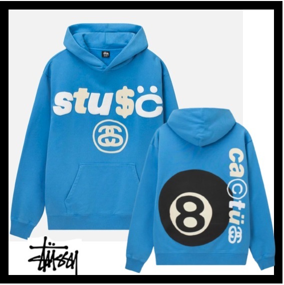 ★関税込★Stussy x Cactus Plant Flea Market 8 Ball Hoodie★