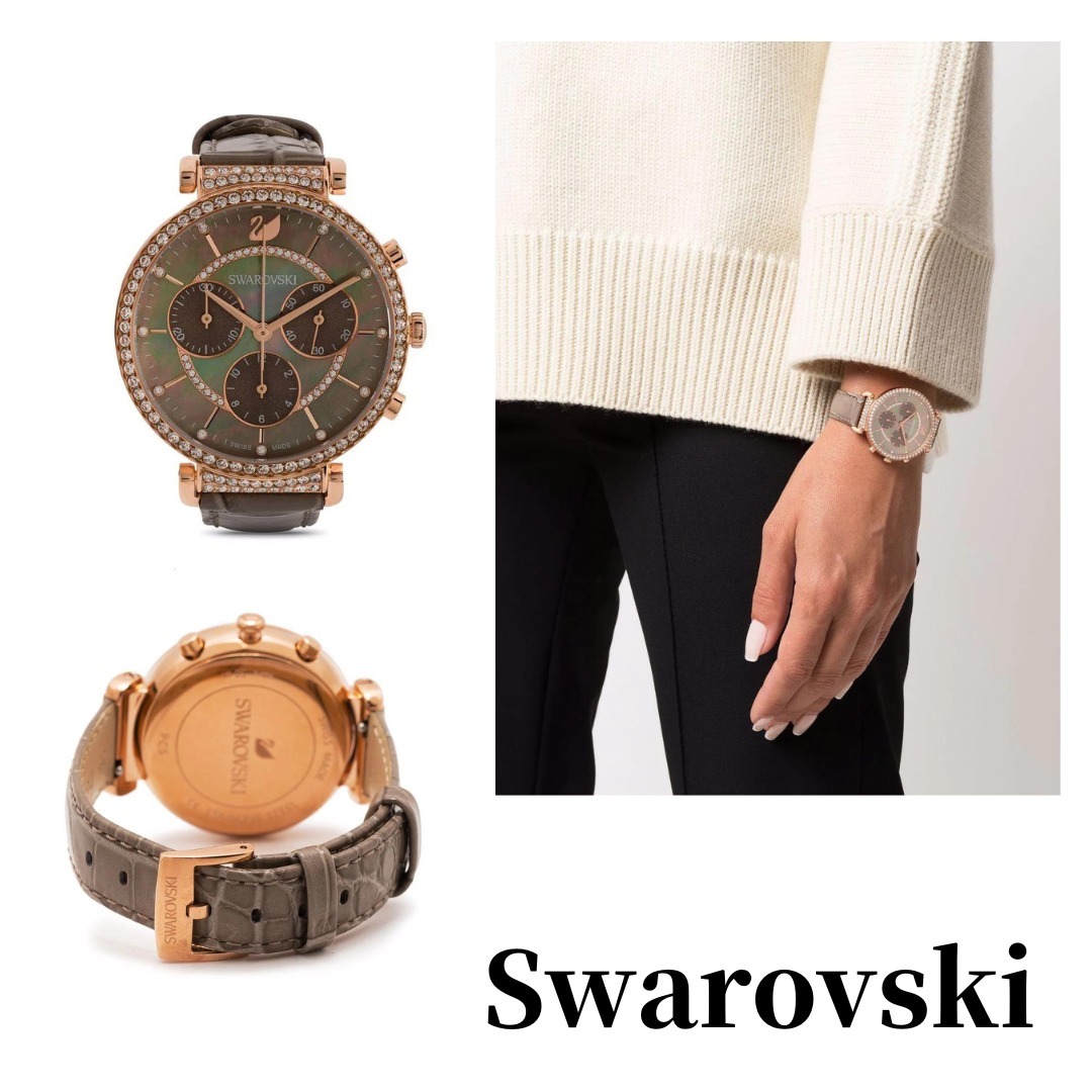 Swarovski Passage Chrono 36mm 腕時計 豪奢な レディースファッション