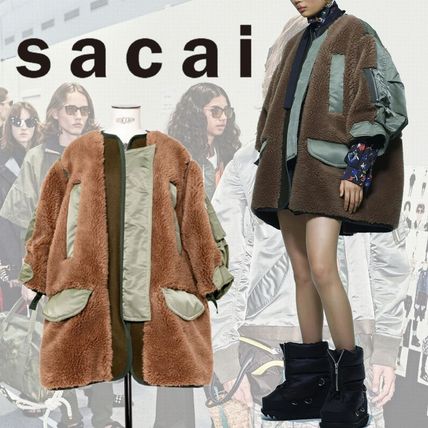 ボア sacai x アウター(レディース) - 海外通販のBUYMA