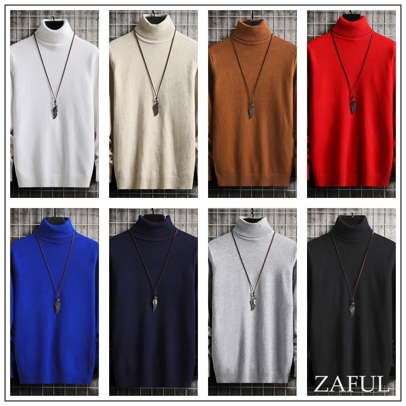 ZAFUL ユニセックス タートルネック セーター【送料込み】