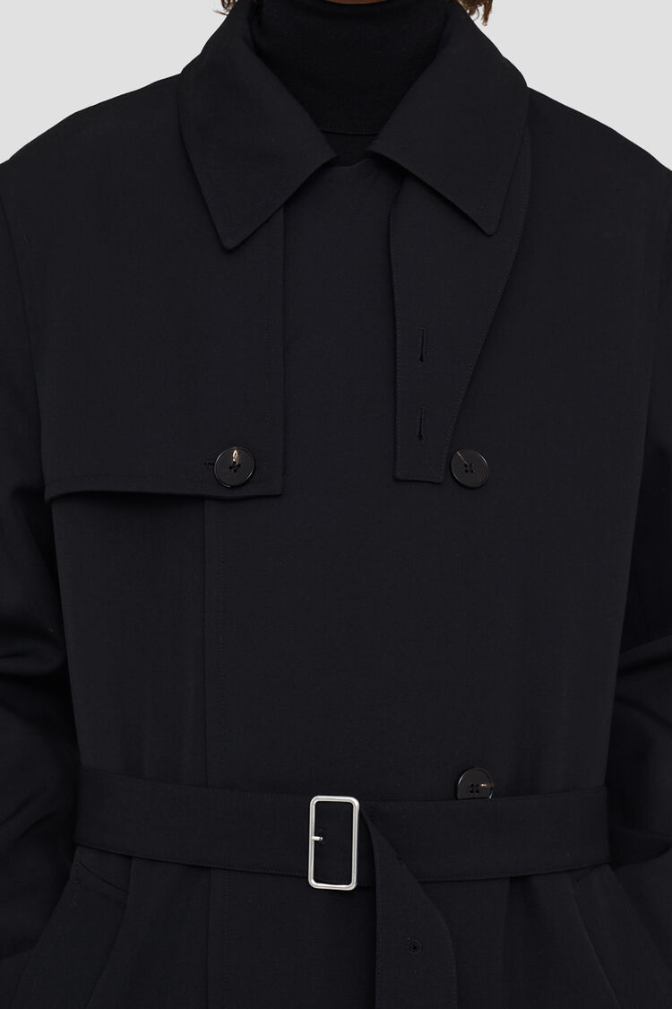 【JilSander】ウールネイビーコート ベルト付きコート 楽天市場】ジルサンダーネイビー コートの通販