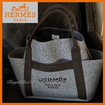 HERMES Casual Style Unisex Canvas Blended Fabrics Street Style A4