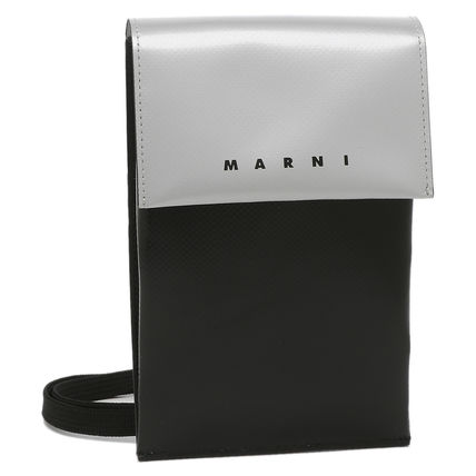 MARNI x iPhone・スマホケース(レディース) - 海外通販のBUYMA 店舗や値段 マルニ MARNI レザー ポーチ ストラップ ホワイト 白 携帯 財布 ケース その他