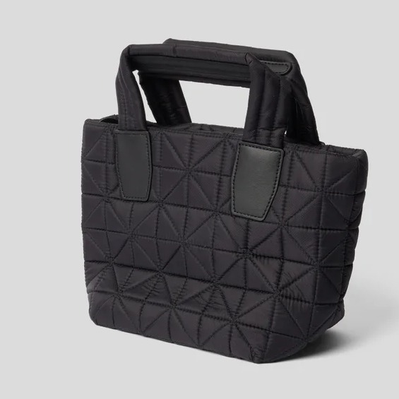 日本初の VeeCollective ” Black ダイヤモンドキルティングMNIトート バッグ