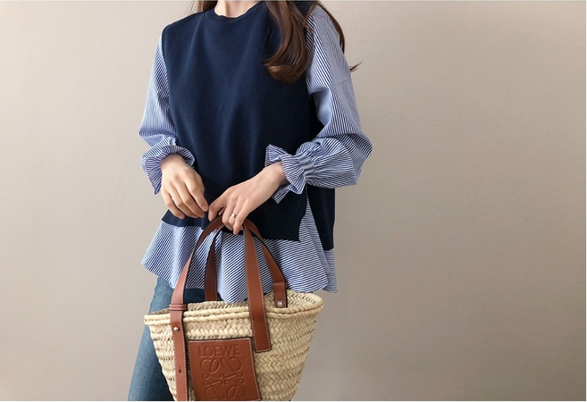 新着20%Off ブラウス ニット ベスト スリット 重ね着 - b2b-agri.com