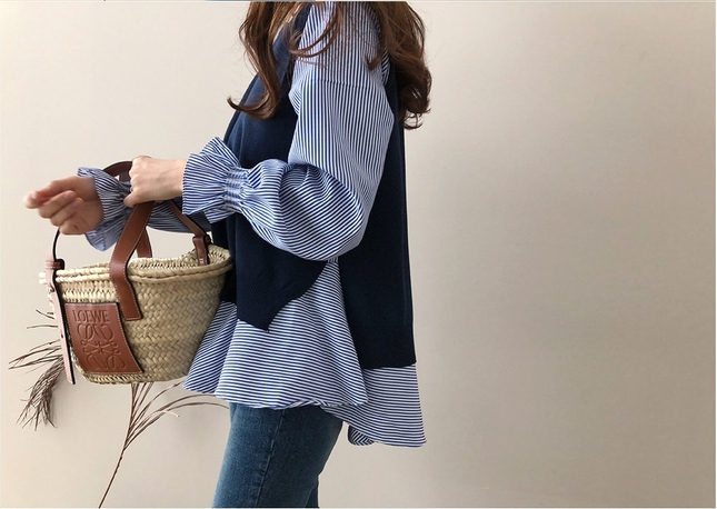 新着20%Off ブラウス ニット ベスト スリット 重ね着 - b2b-agri.com