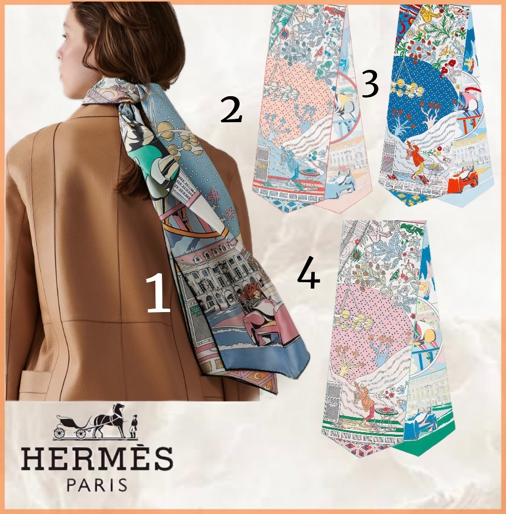 HERMES】シルクマフラー - wahmedicalcollege.edu.pk