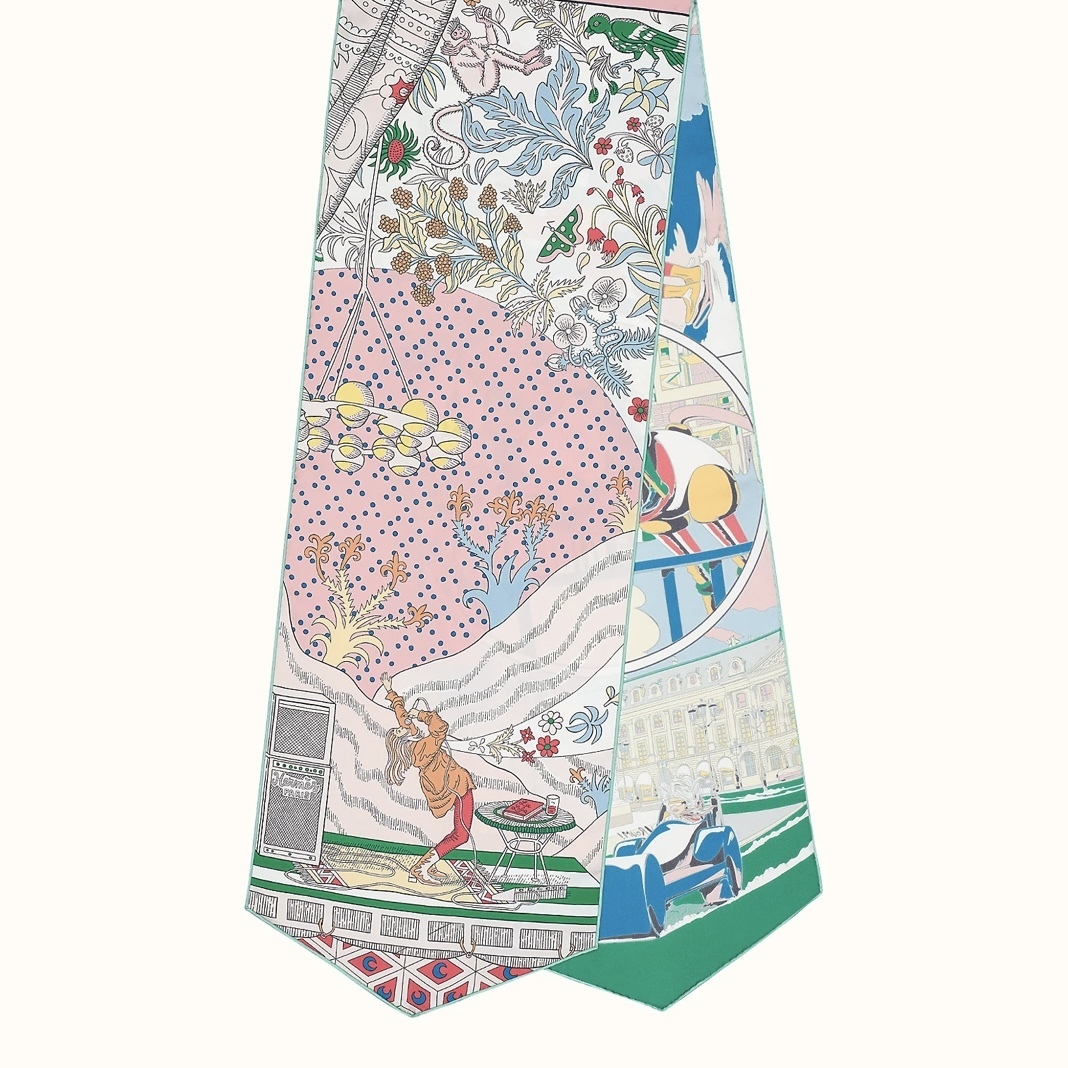 HERMES】シルクマフラー - wahmedicalcollege.edu.pk