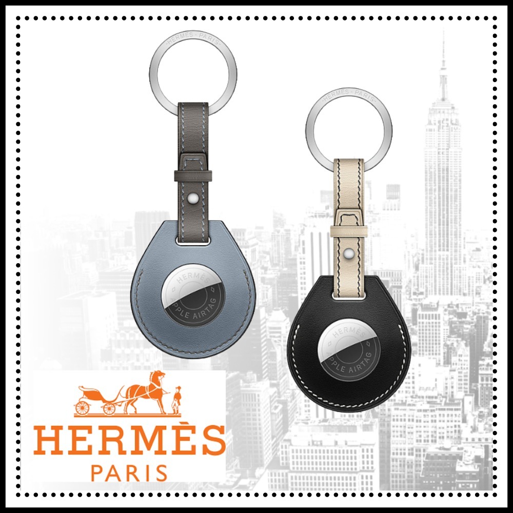 Apple HERMES AirTag キーリング ic.sch.id