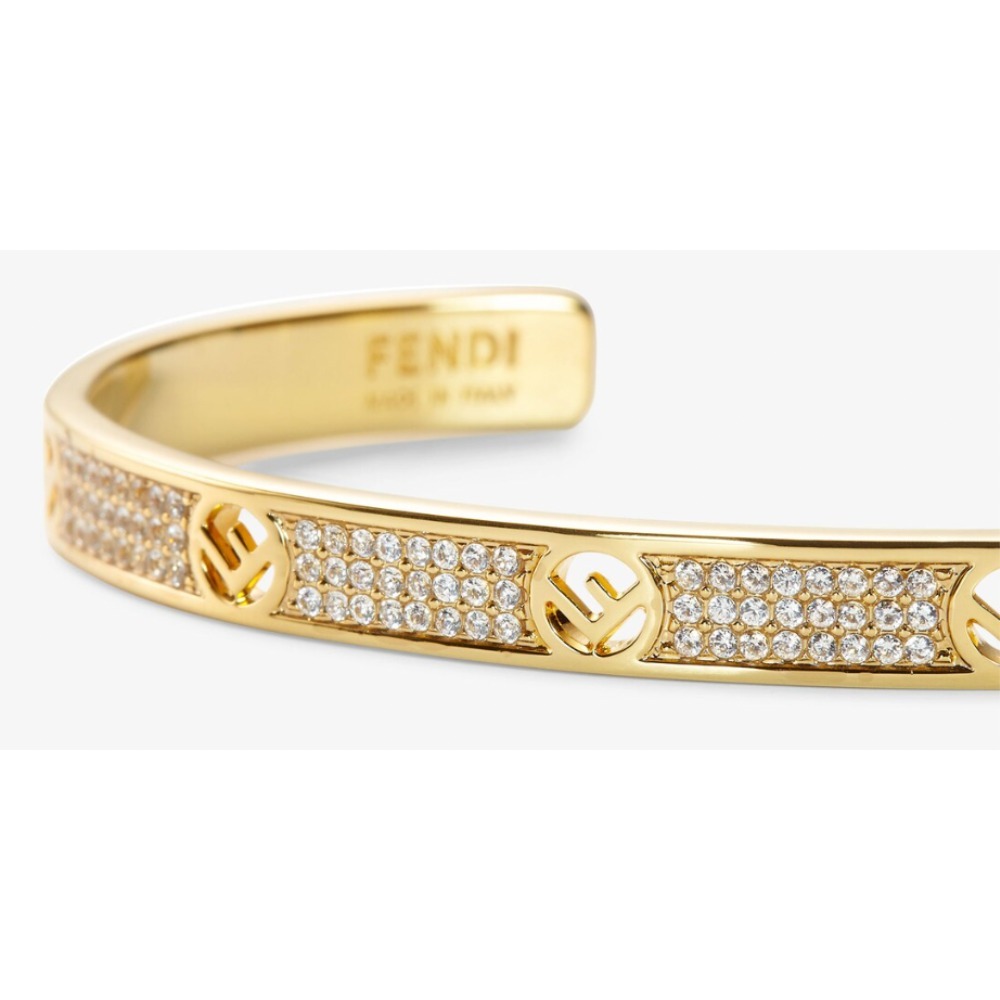 FENDIフェンディ バングル カラーストーン シルバー-