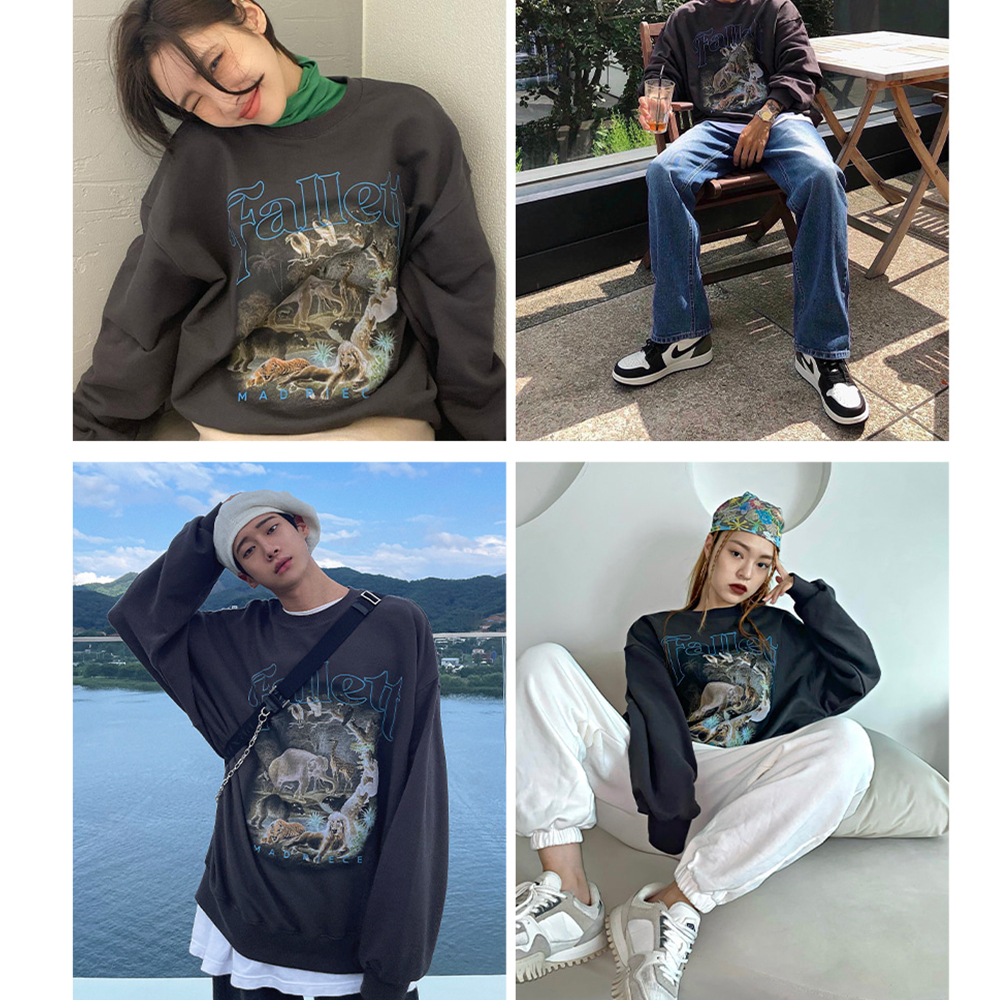 ★関税込★FALLETT★SERENGETI SWEATSHIR.T★スウェット★ FALLETT Serengeti Sweatshirt Charcoal – SeoulSeoul