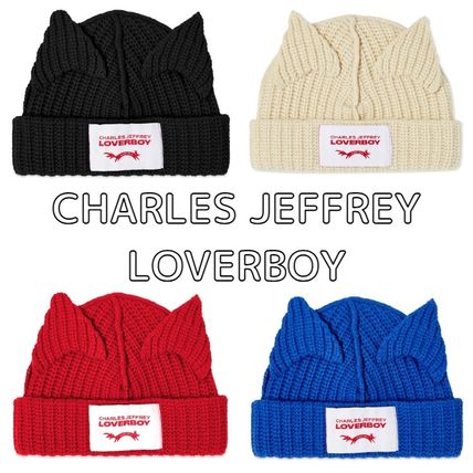 【CHARLES JEFFREY LOVERBOY】ニット帽 猫耳【BUYMA】