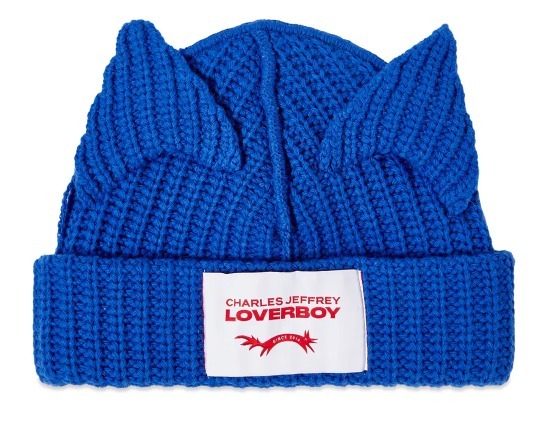 CHARLES JEFFREY LOVERBOY】ニット帽 猫耳 (Charles Jeffrey LOVERBOY