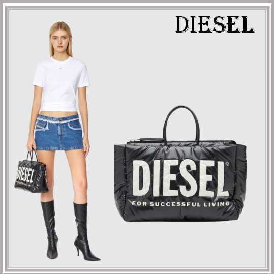 【関税込】◆DIESEL ディーゼル◆Puff Dsl M X トートバッグ
