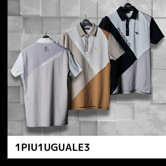 全国宅配無料 S/S GOLF 【1PIU1UGUALE3】113 POLO 半袖 ゴルフ SWITCH