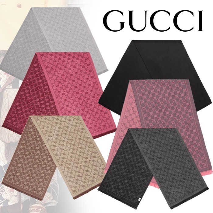 GUCCI GGパターン ウィンタースカーフ