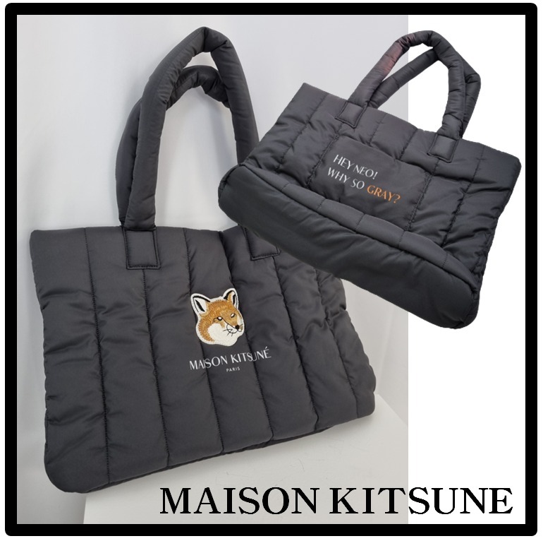 関税込★MAISON KITSUNE★Maison Kitsune X Laneige Padded Bag