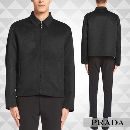 PRADA More Jackets Cashmere blouson jacket