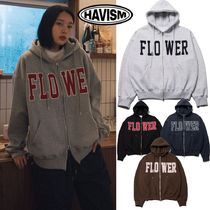 HAVISM(ヘビズム) パーカー・フーディ HAVISM★韓国★日本未入荷★男女兼用★人気 FLOWER ZIP UP HOOD