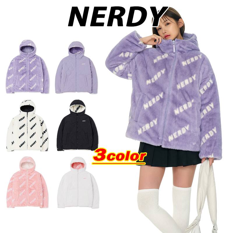 ●NERDY● muley リバーシブル ロゴジャケット (3色) unisex