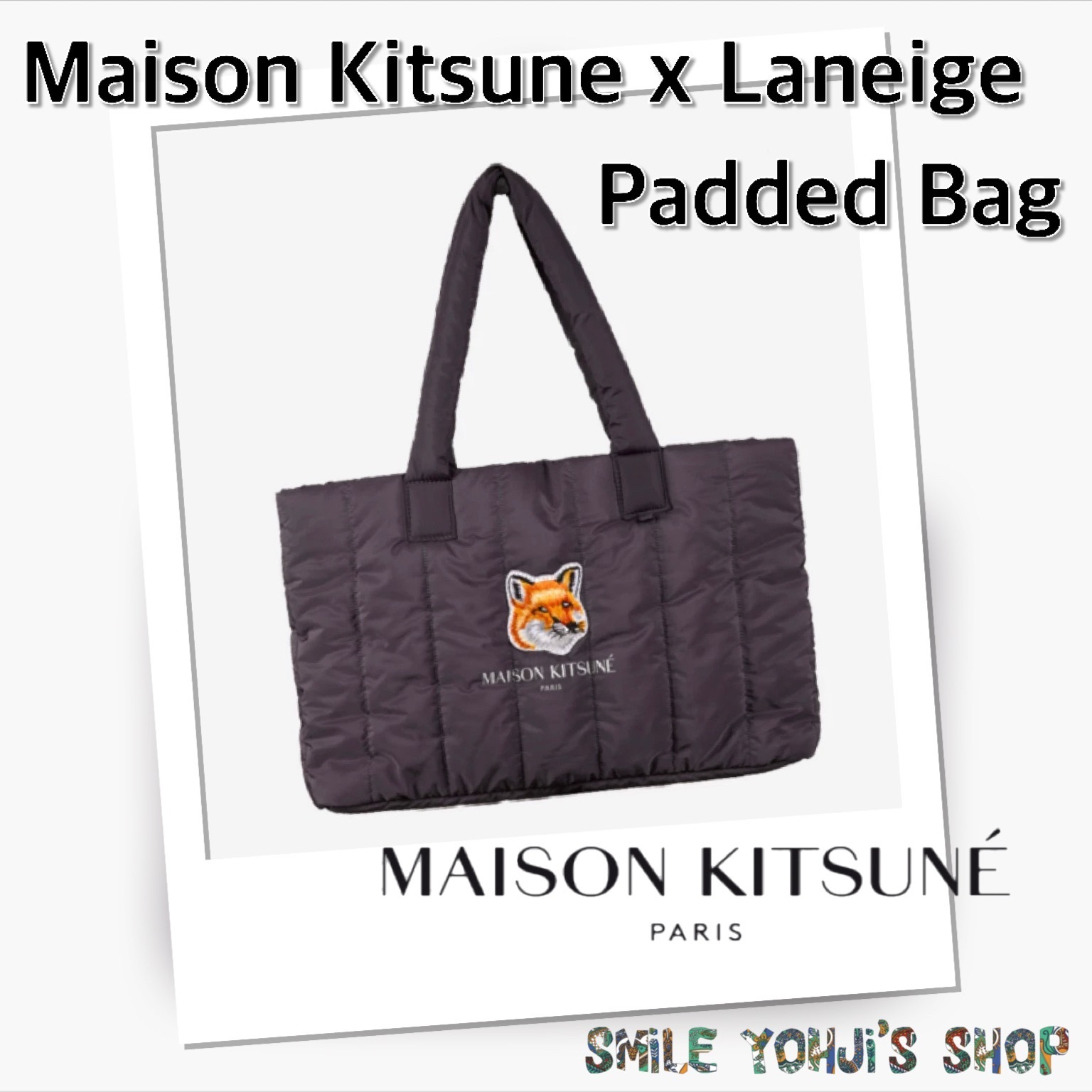 ★大人気★Maison Kitsune x Laneige Padded Bag