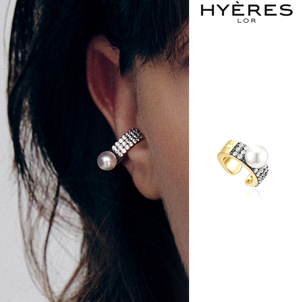 【HYERES LOR】22FW★ Noailles silver antique ear cuff full