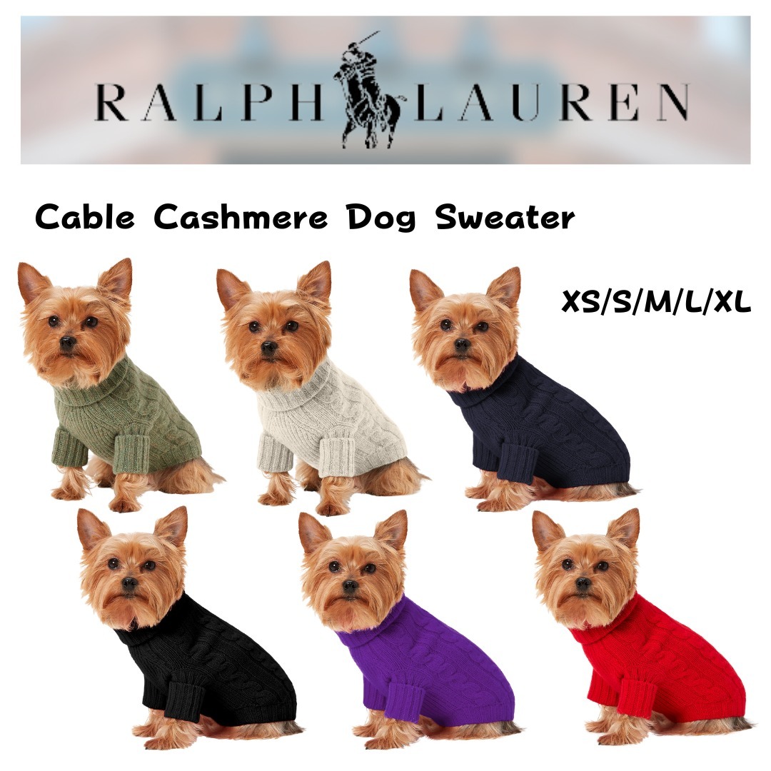 かわいい☆【RALPH LAUREN】セーター▼愛犬用▼暖かい カシミヤ