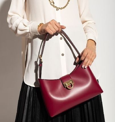 Ferragamo TRIFOLIO レザーショルダー/トートバック Salvatore Ferragamo Trifolio Tote Bag Caraway Seed, Tan | eBay