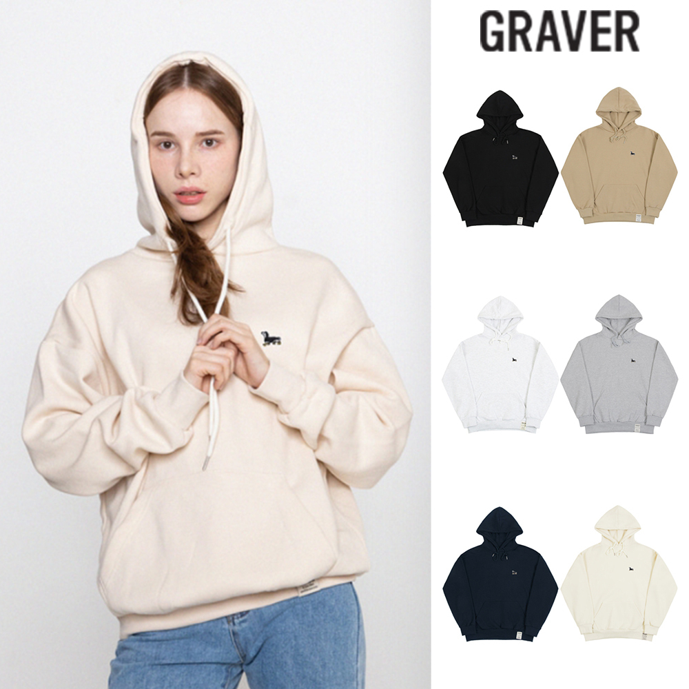 【GRAVER】22FW★ [UNISEX] Yellow Boots Puffy Hoodie