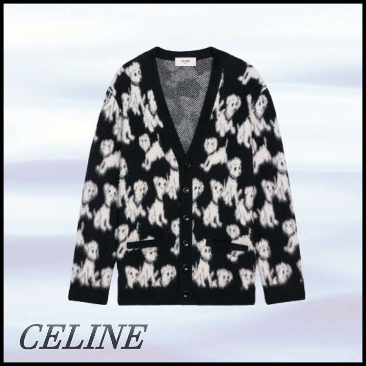 ☆Celine セリーヌ☆アーティスト ジャカード カーディガン