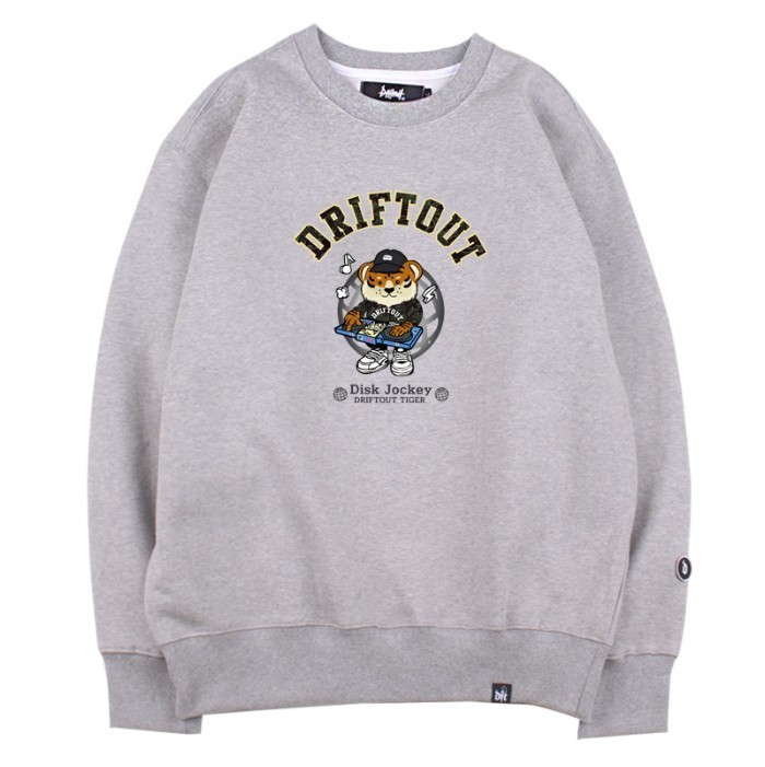 DRIFTOUT ユニセックス DJ TIGER スウェット 3colors