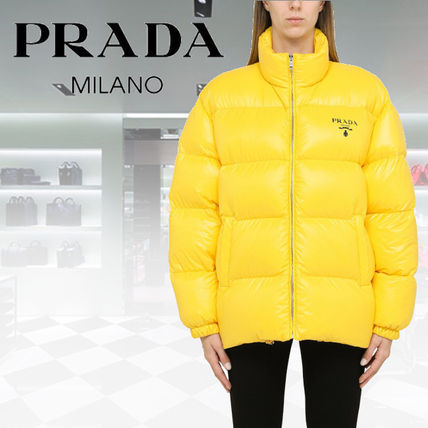 イエロー(黄色)系 PRADA(プラダ) ダウンジャケット・コート ...