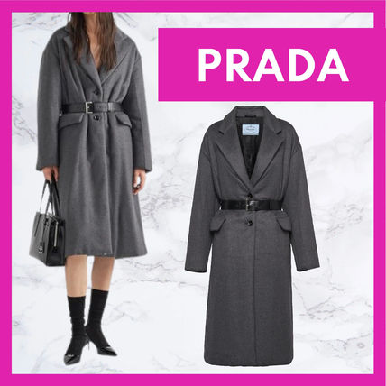 カシミヤ PRADA x コート(レディース) - 海外通販のBUYMA