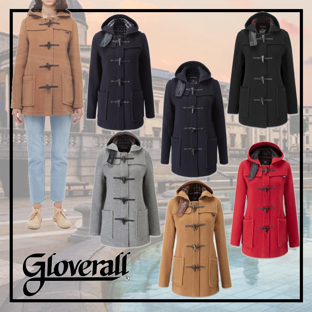 【Gloverall】 SHORT SLIM FIT ダッフル コート レディース 6種