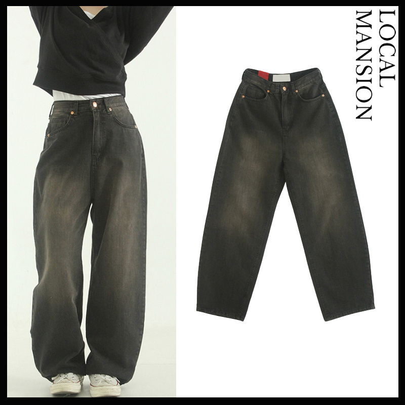 【LOCAL MANSION】送料・関税込★brownish washed jean