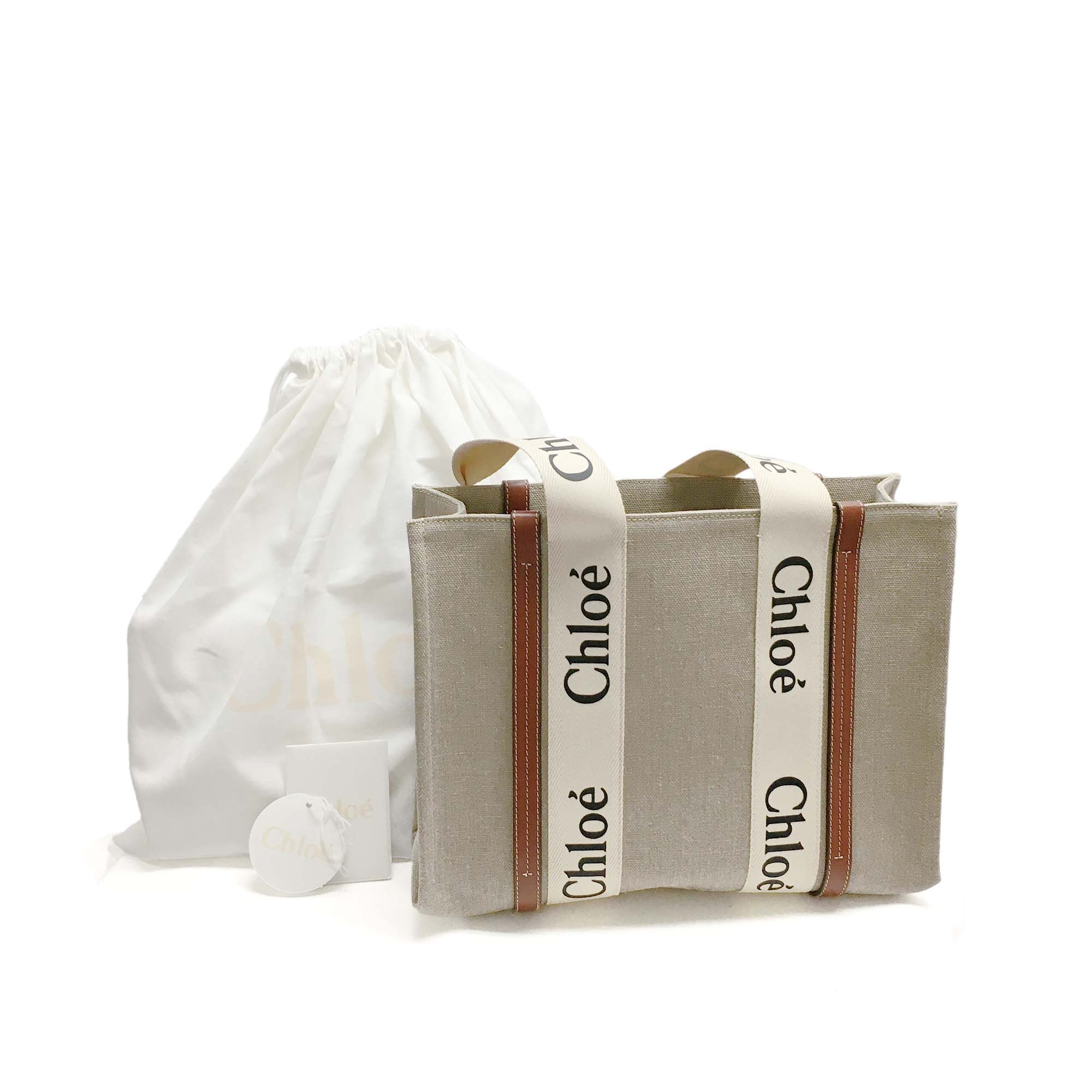 Chloe CHC22AS383 I26 90U woody ミディアム トートバッグ(新品)