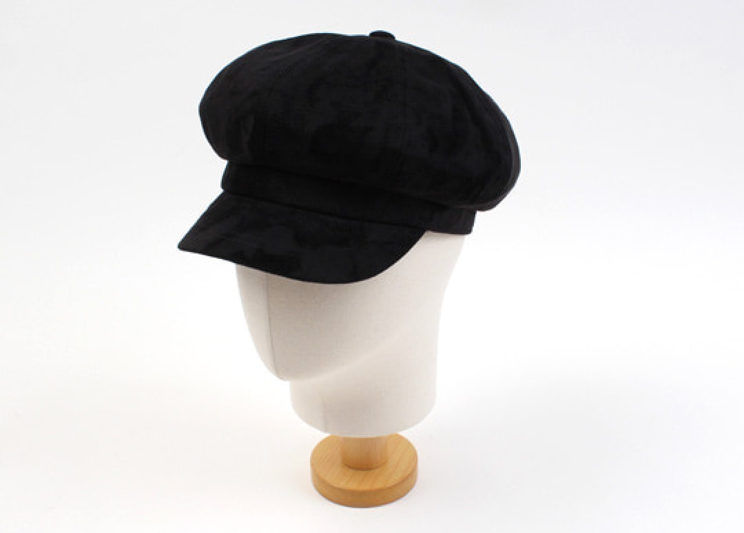 【UNIVERSAL CHEMISTRY】 Suede Black Newsboy Cap▲BTS着用 UNIVERSAL CHEMISTRY】 Suede Black Newsboy Cap△BTS着用