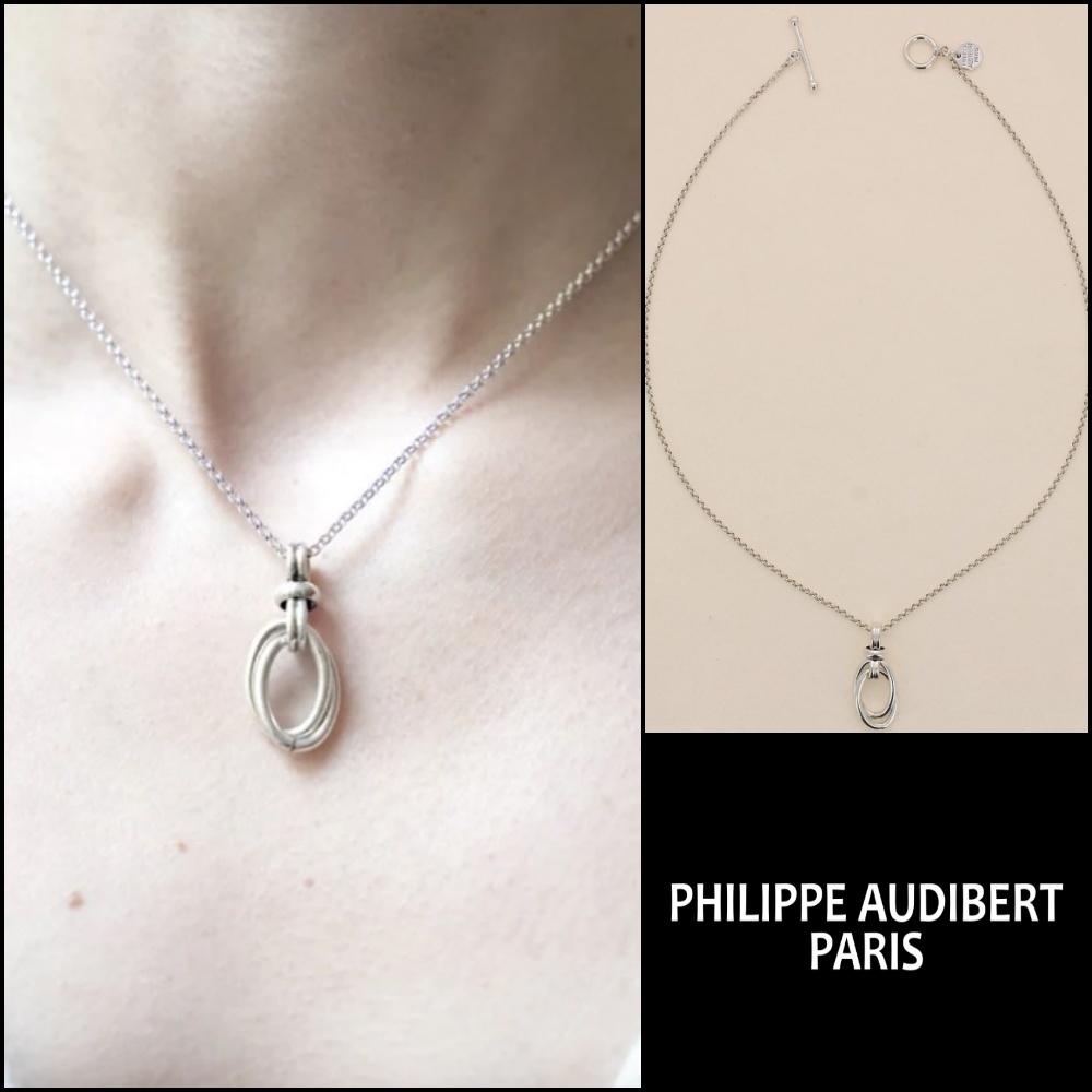 【Philippe Audibert】ELKI オーバル シルバー ペンダント ♪