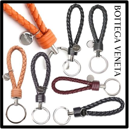レッド(赤)系 BOTTEGA VENETA x キーホルダー・キーリング